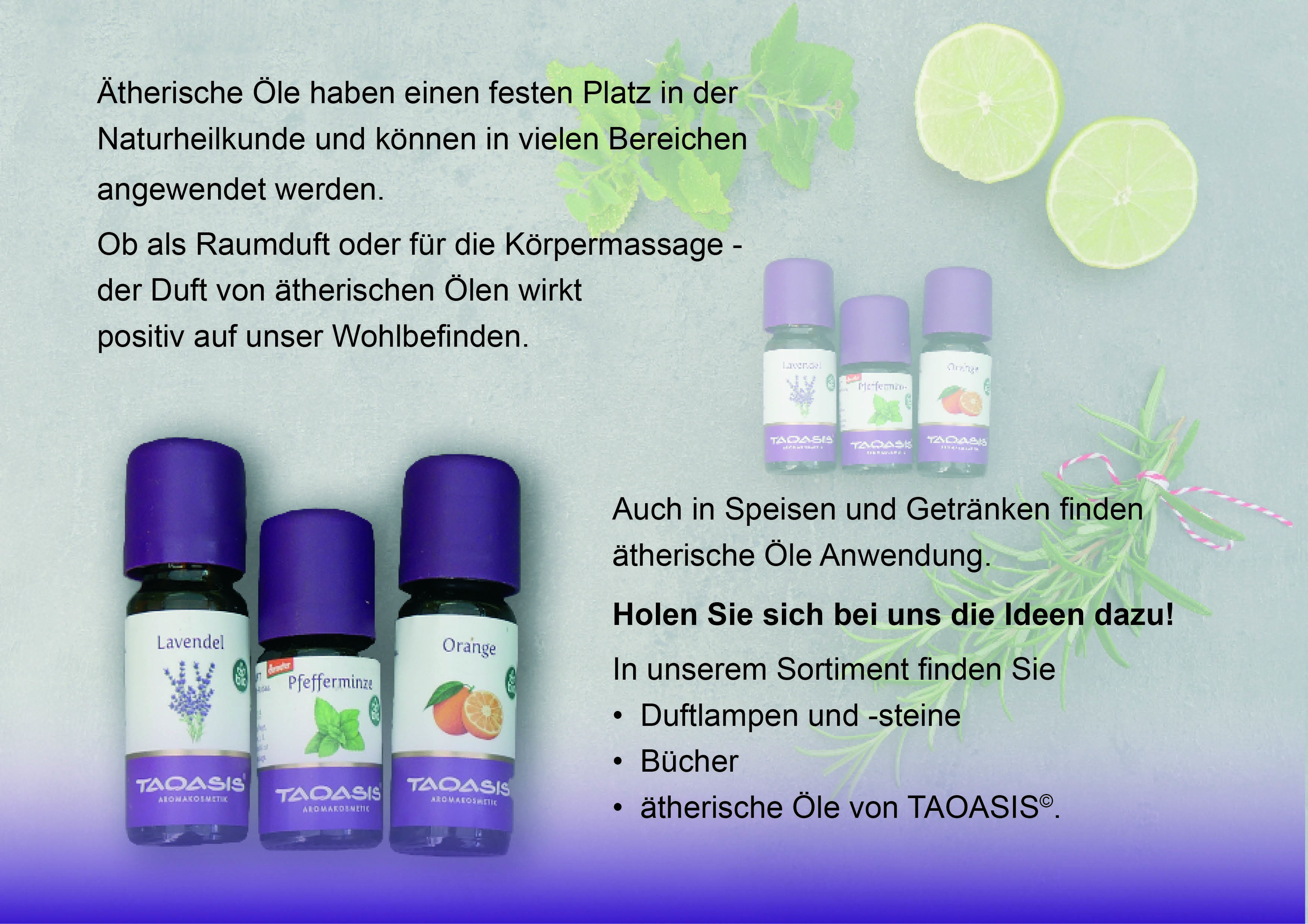 Ätherische Öle Ätherische Öle